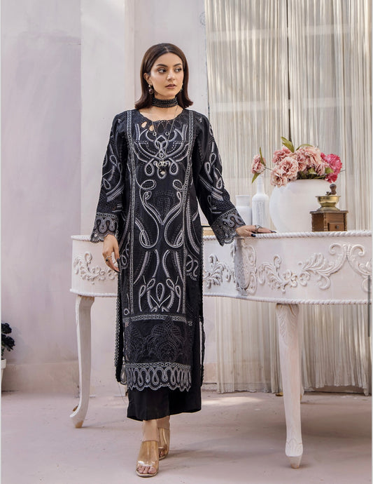 Brit 3 piece Visocose _100244 ladies suit B144