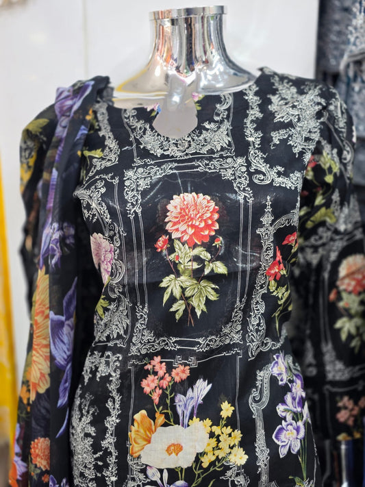 M print inspired 3 piece luxury lawn_81042 Pakistani ladies suit B202