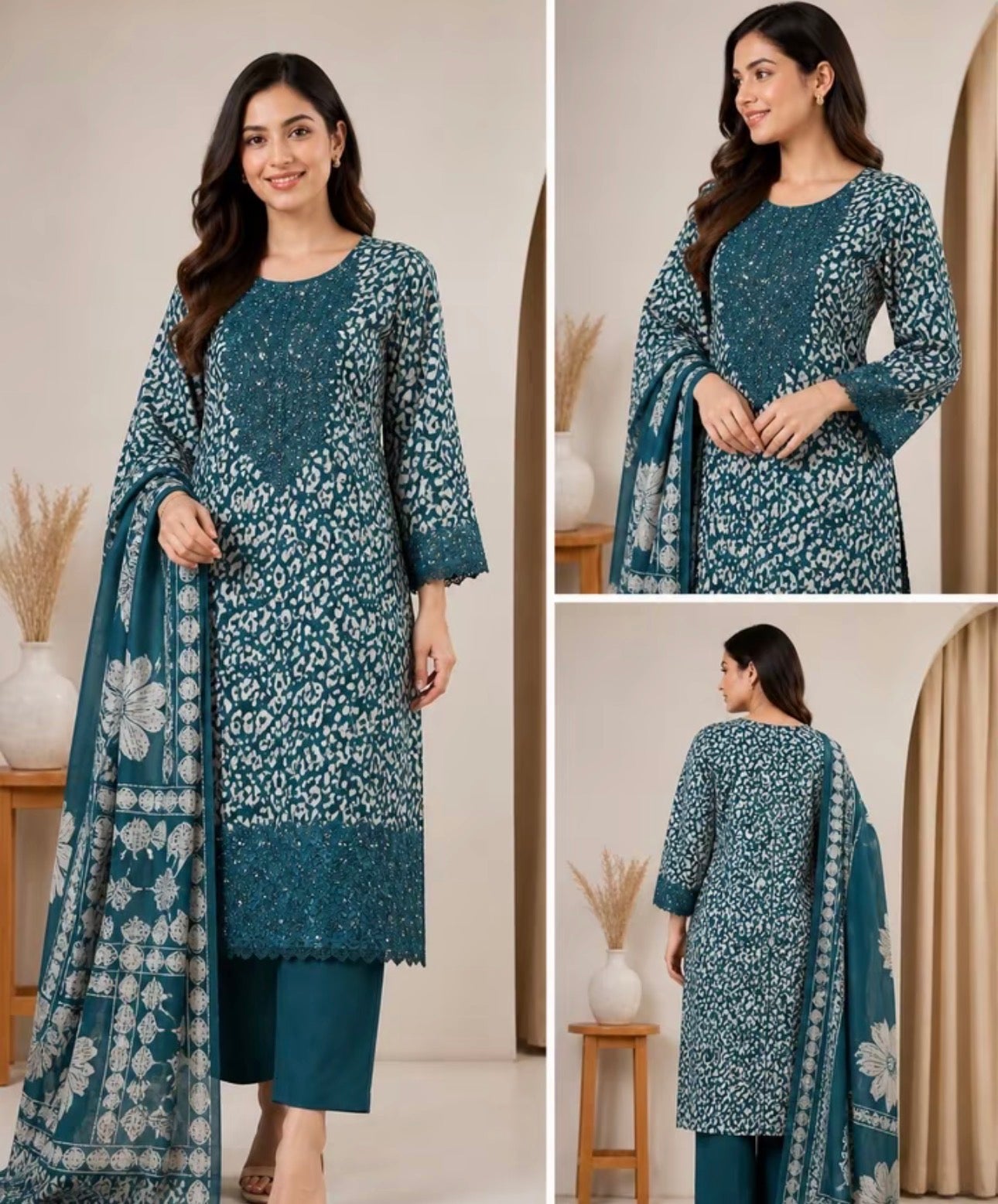 Brit 3 piece ladies viscous collection B581