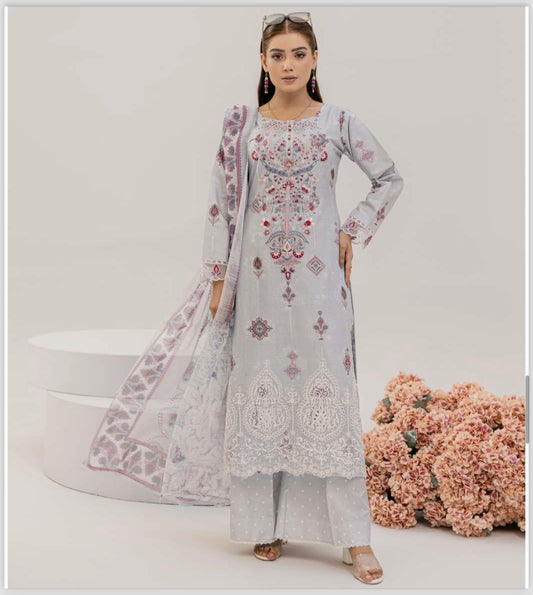 Easha aesha inspired 3 piece Lawn_100311 Pakistani ladies suit B212