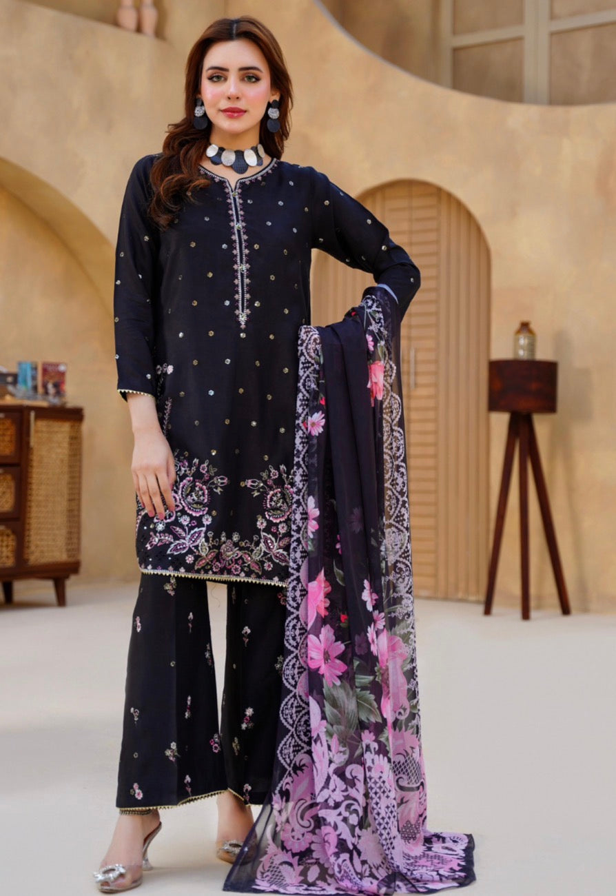 Jasmine 3 piece Viscouse fabric_81042 Pakistani ladies suit B511