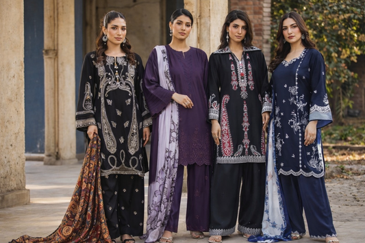 TT 3 piece luxury viscous_81042 Pakistani ladies suit B497