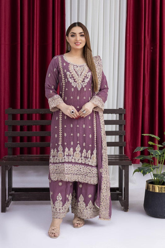 Brit designer Chiffon _81042 Pakistani ladies suit B181