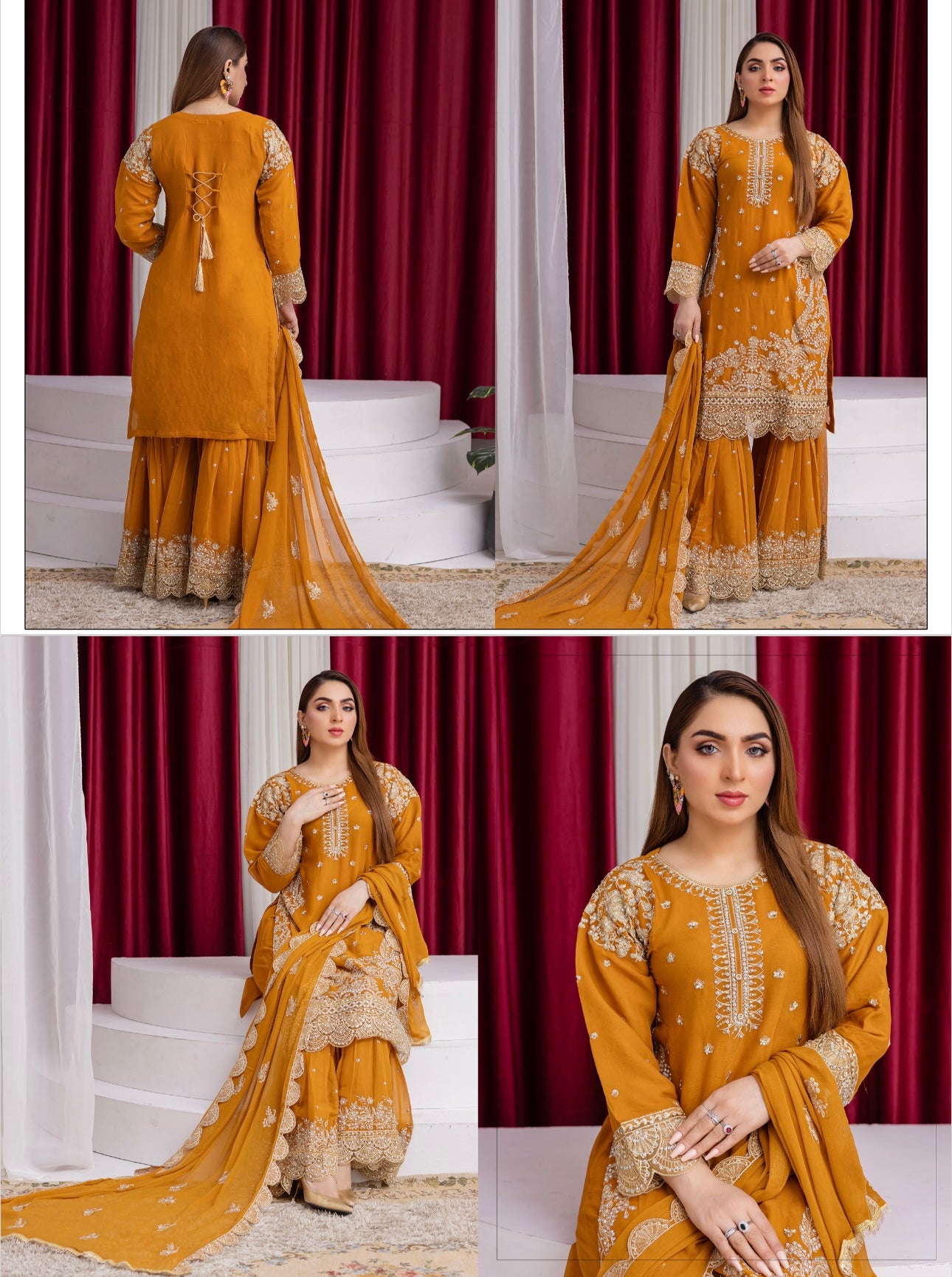 Brit 3 piece luxury chiffon_81042 Pakistani ladies suit B193