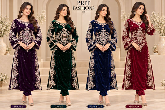 BRIT- GL 2 piece Valvet designer collection  B822