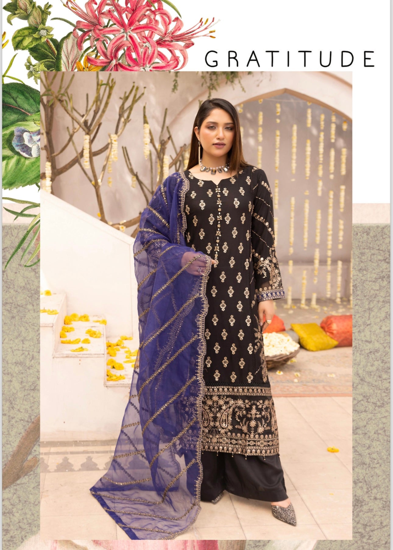 Simrans 3 piece lux wedding wear_100179 Pakistani ladies suit B131