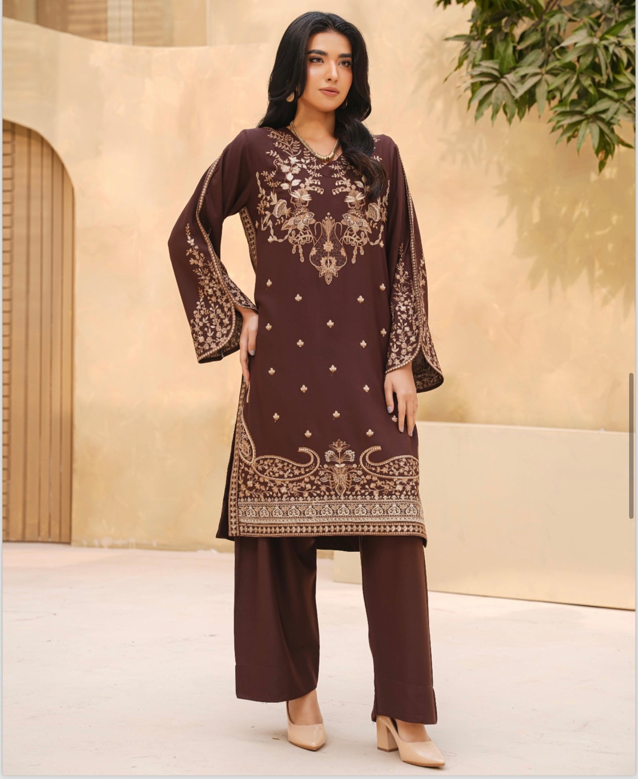 Brit 2 piece Dhanak 81042 Pakistani ladies suit B446