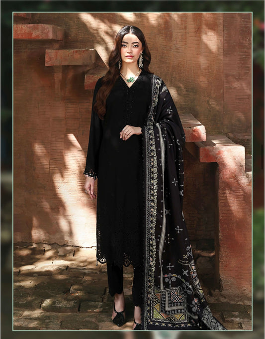 Brit MEHAR 3 piece luxury Chicken Kari _81042 Pakistani ladies suit B316