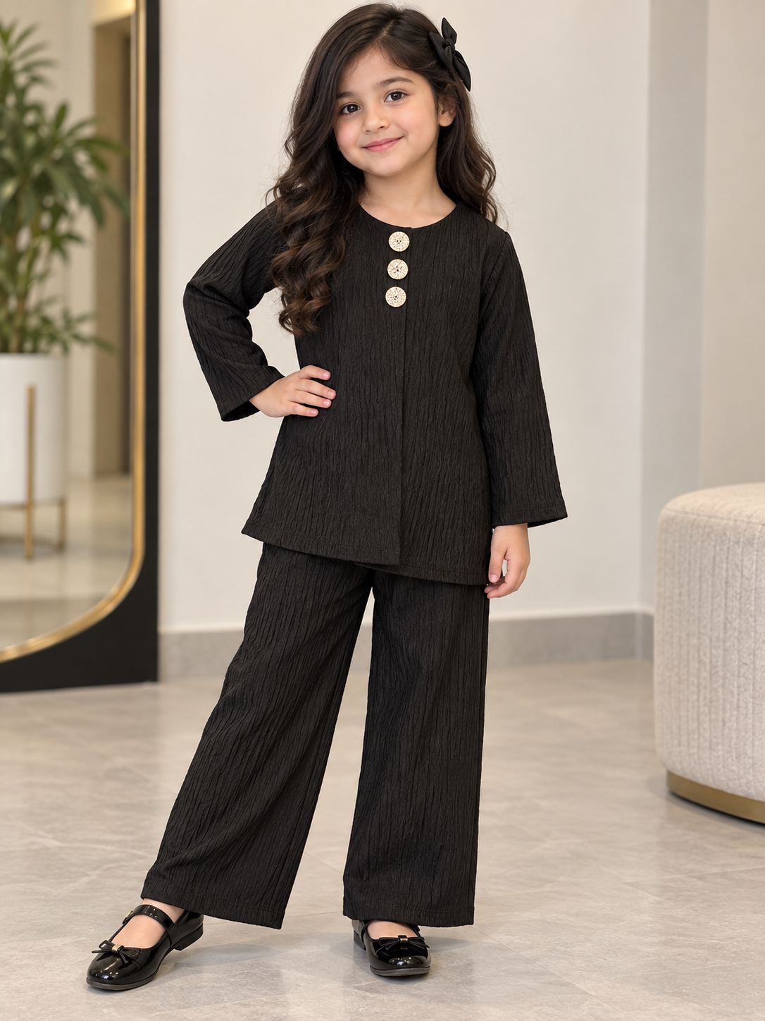 Kids 2 piece modest wear cord collection B786