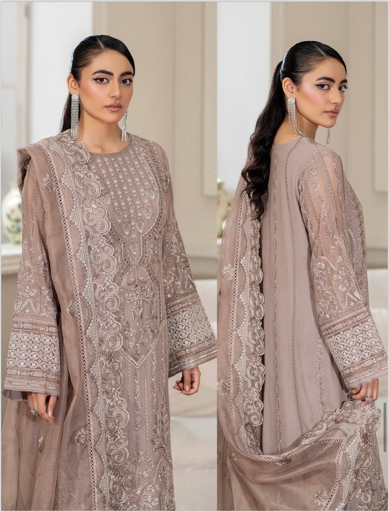 Brit 3 piece luxury chiffon maxi_81042 Pakistani ladies suit B192