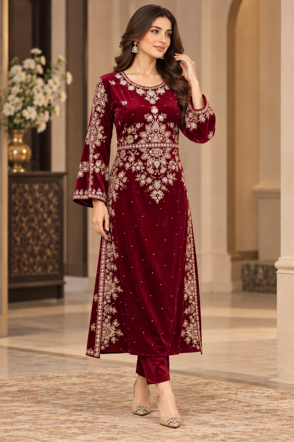 BRIT- GL 2 piece Valvet designer collection  B822