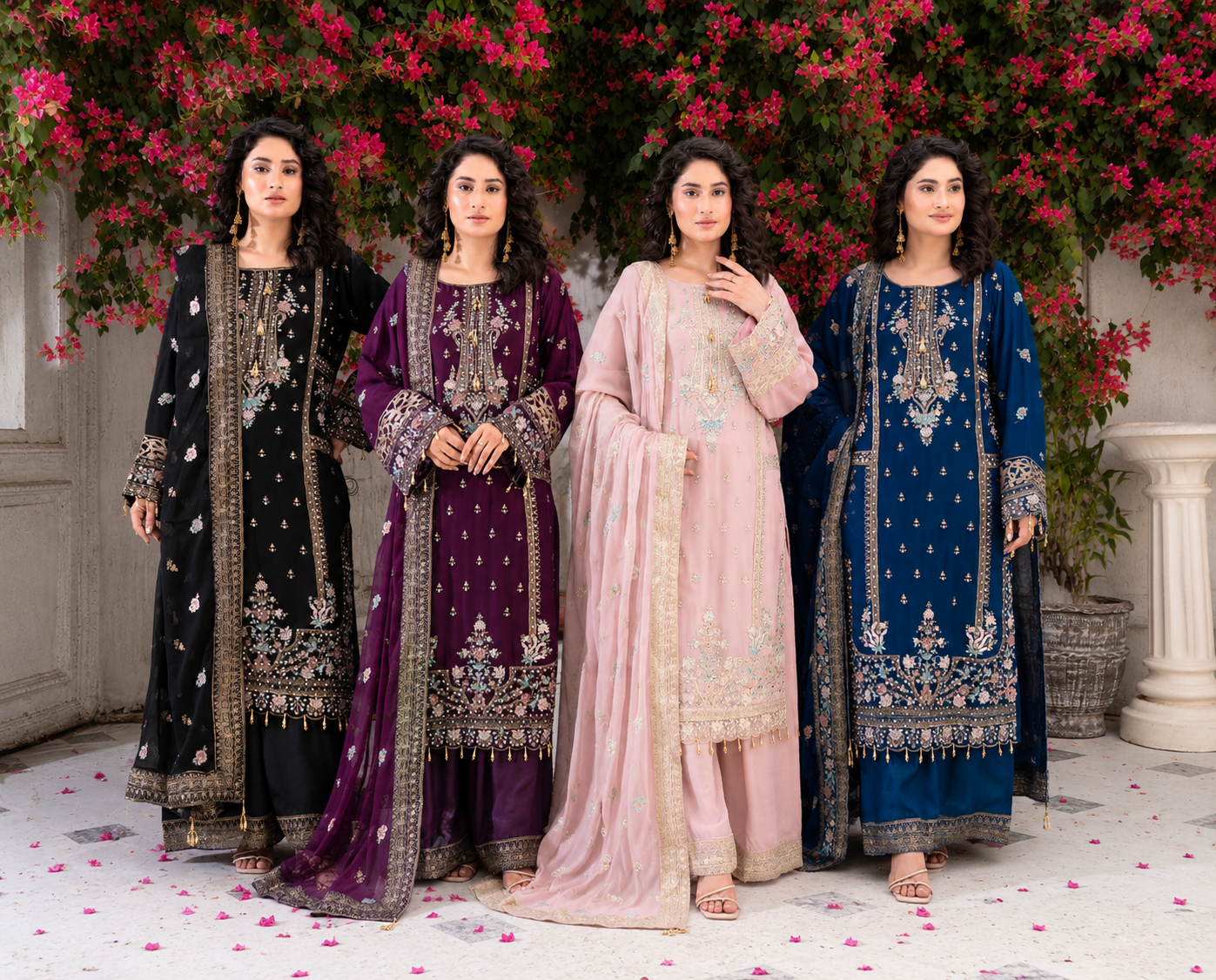 Maria B inspired 3 piece luxury chiffon B642
