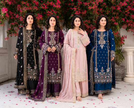Maria B inspired 3 piece luxury chiffon B642