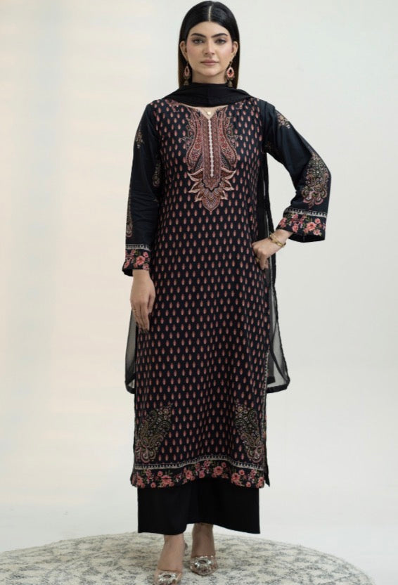 BRIT- GL 3 piece Winter linen designer collection B820