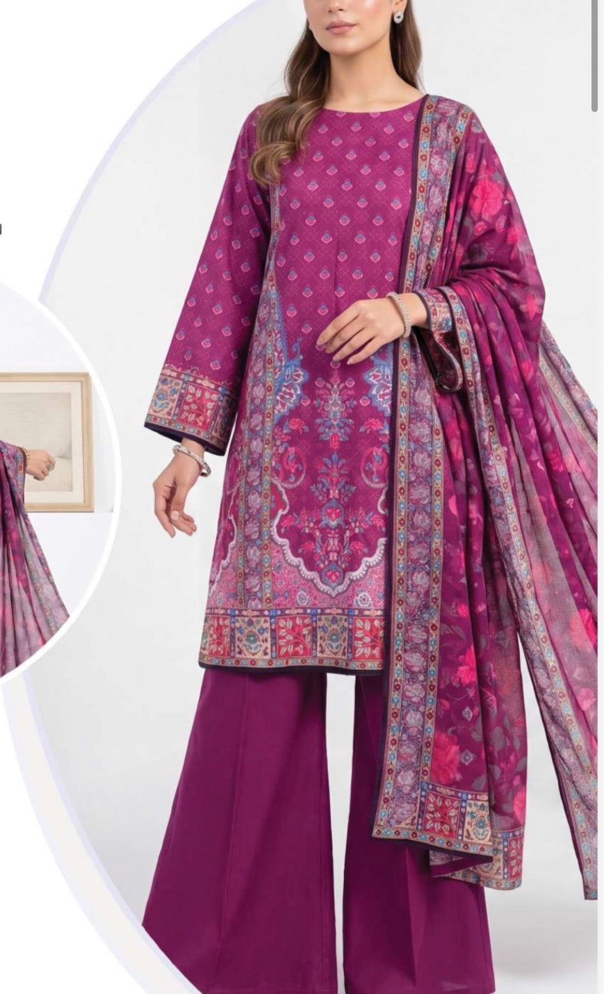 Sana Safinaz inspired 3 piece luxury lawn collection ladies dress B683