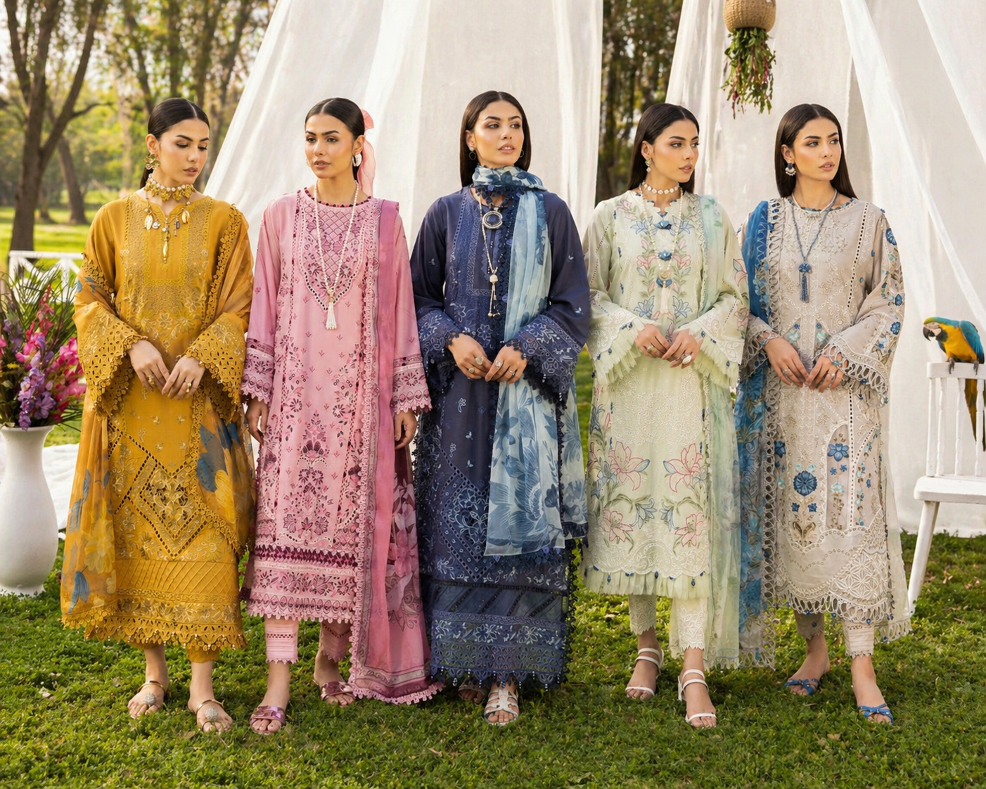 Adan libas original Lawn ladies dress B570