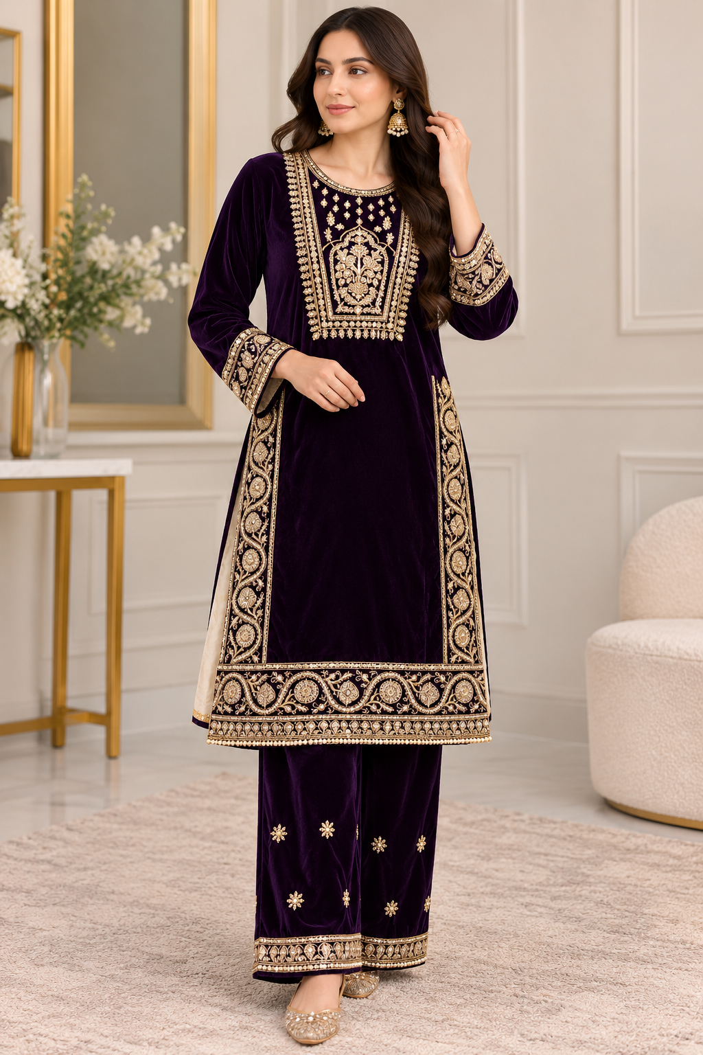 Brit 2 piece Valvet designer collection B815