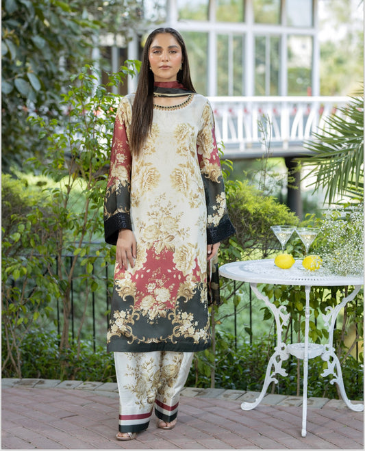 Brit 3 piece silk_100279 ladies suit B155