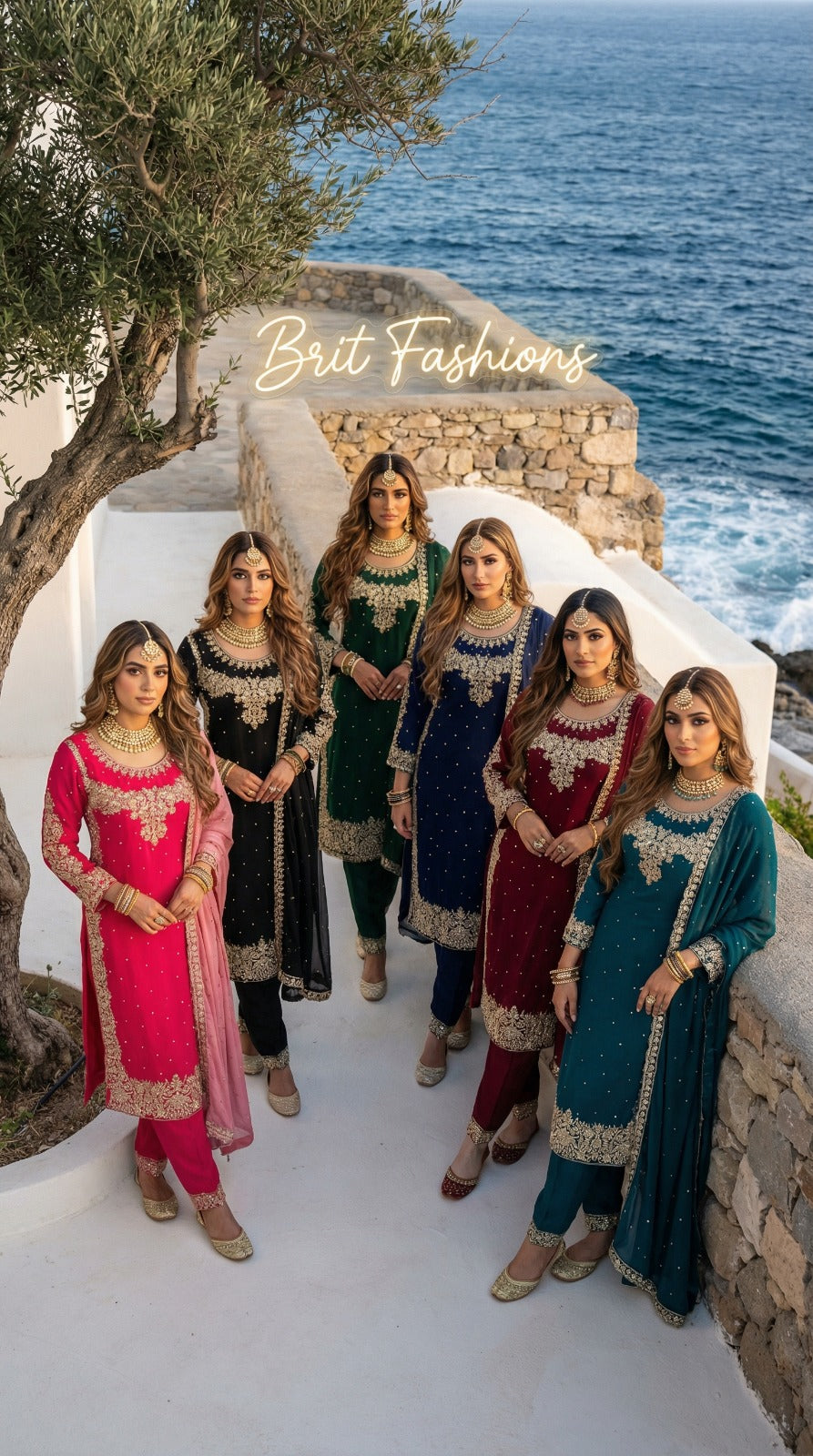 Brit Mother and Daughter 3 piece Chiffon_1000287  B92