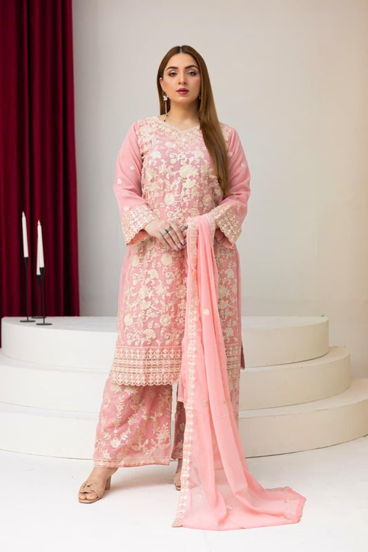 Brit 3 piece chiffon _81042 Pakistani ladies suit B265