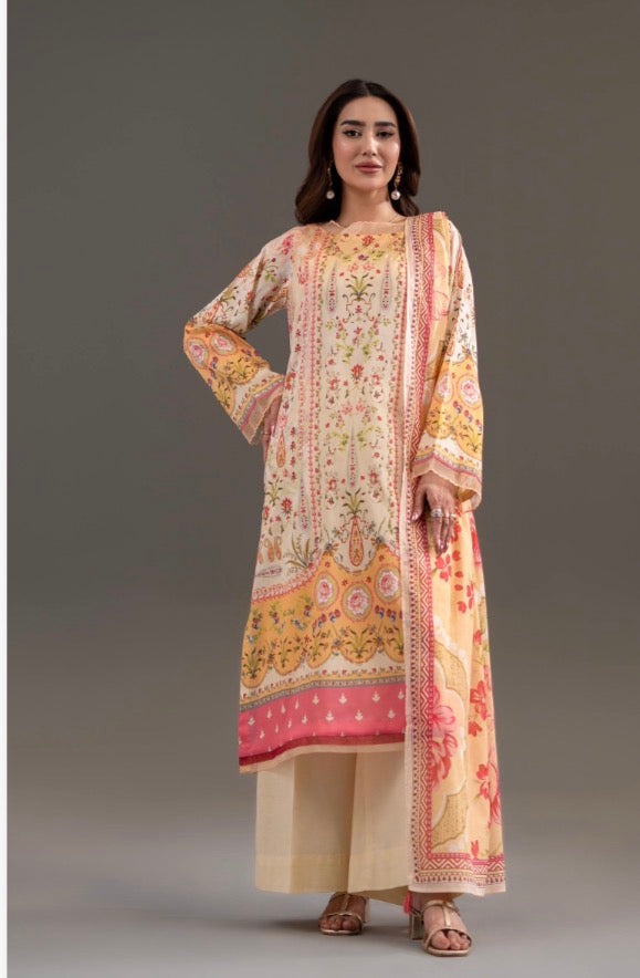 Sana Safinaz inspired 3 piece luxury lawn collection ladies dress B681