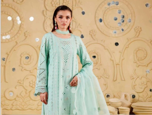 Nureh original 3 piece karandi_7086 ladies suit N1