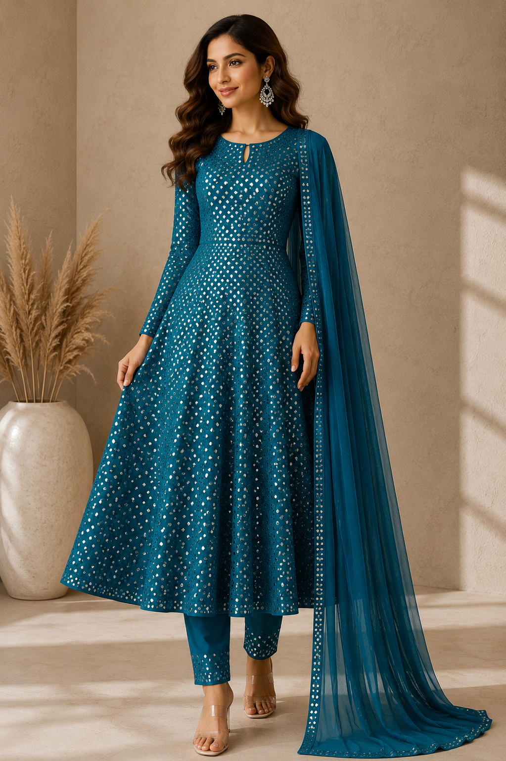 BRIT 3 piece luxury Designer Linen ladies Maxi dress B678