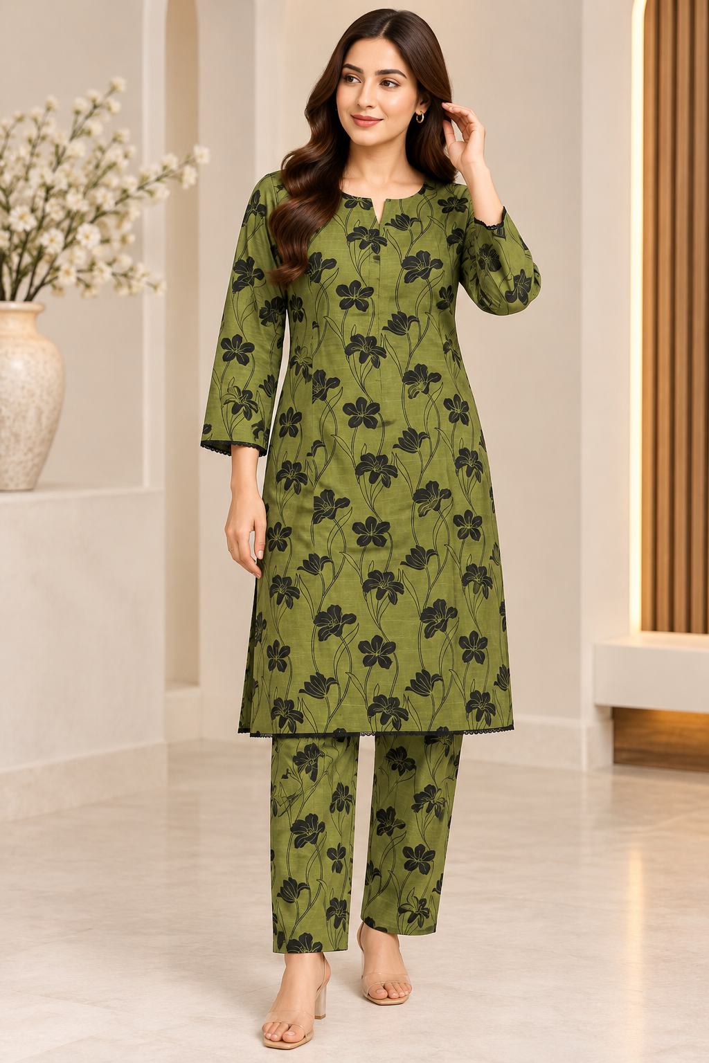 BRIT- GL 2 piece Khadar designer collection  B825
