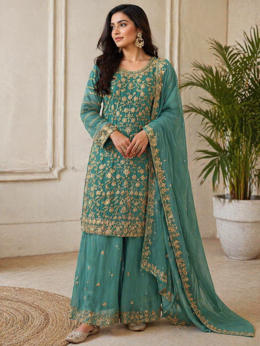 BRIT 3 piece luxury Chiffon _81042 Pakistani ladies suit B531