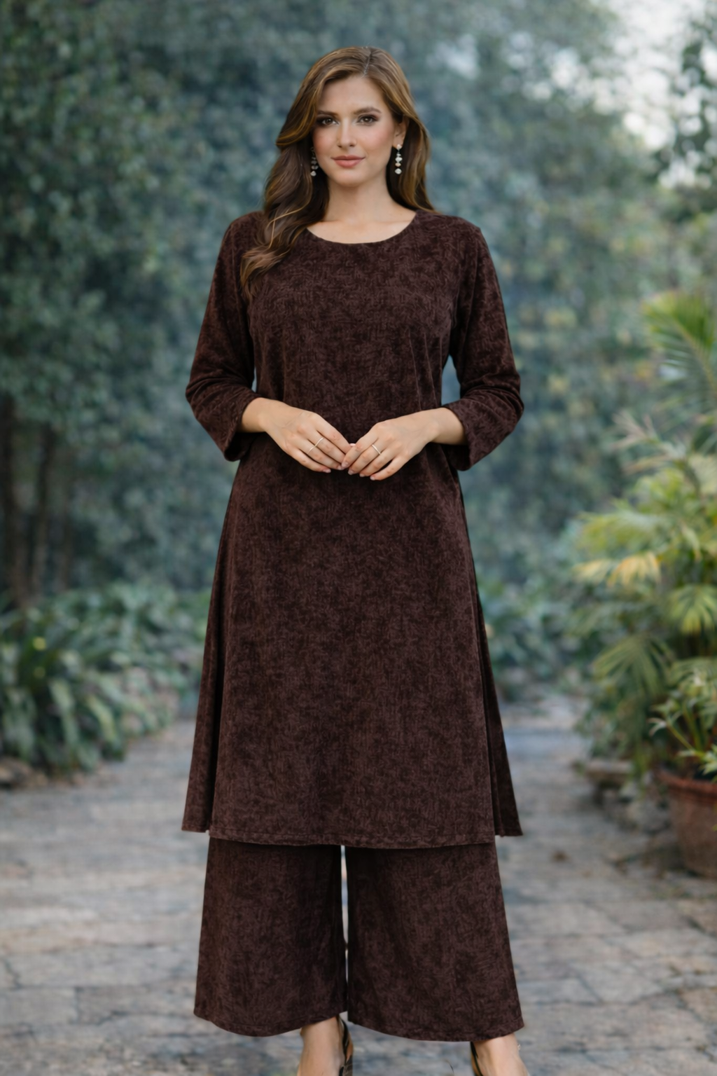 Brit 2 piece Modest wear_81042 Pakistani ladies suitTeal B418