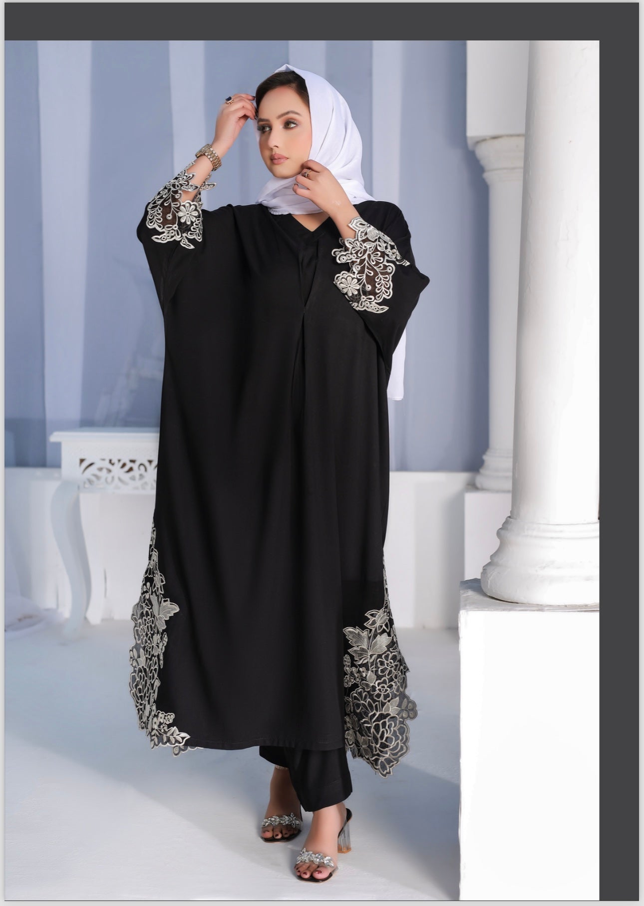 Khaddi inspired 3 piece linen winter collection  B451