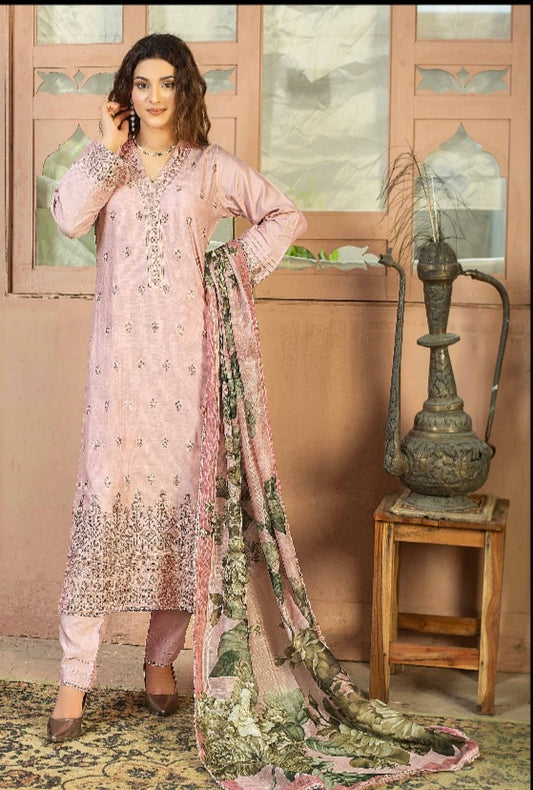 Riwaet 3 piece luxury lawn_81042 Pakistani ladies suit B225