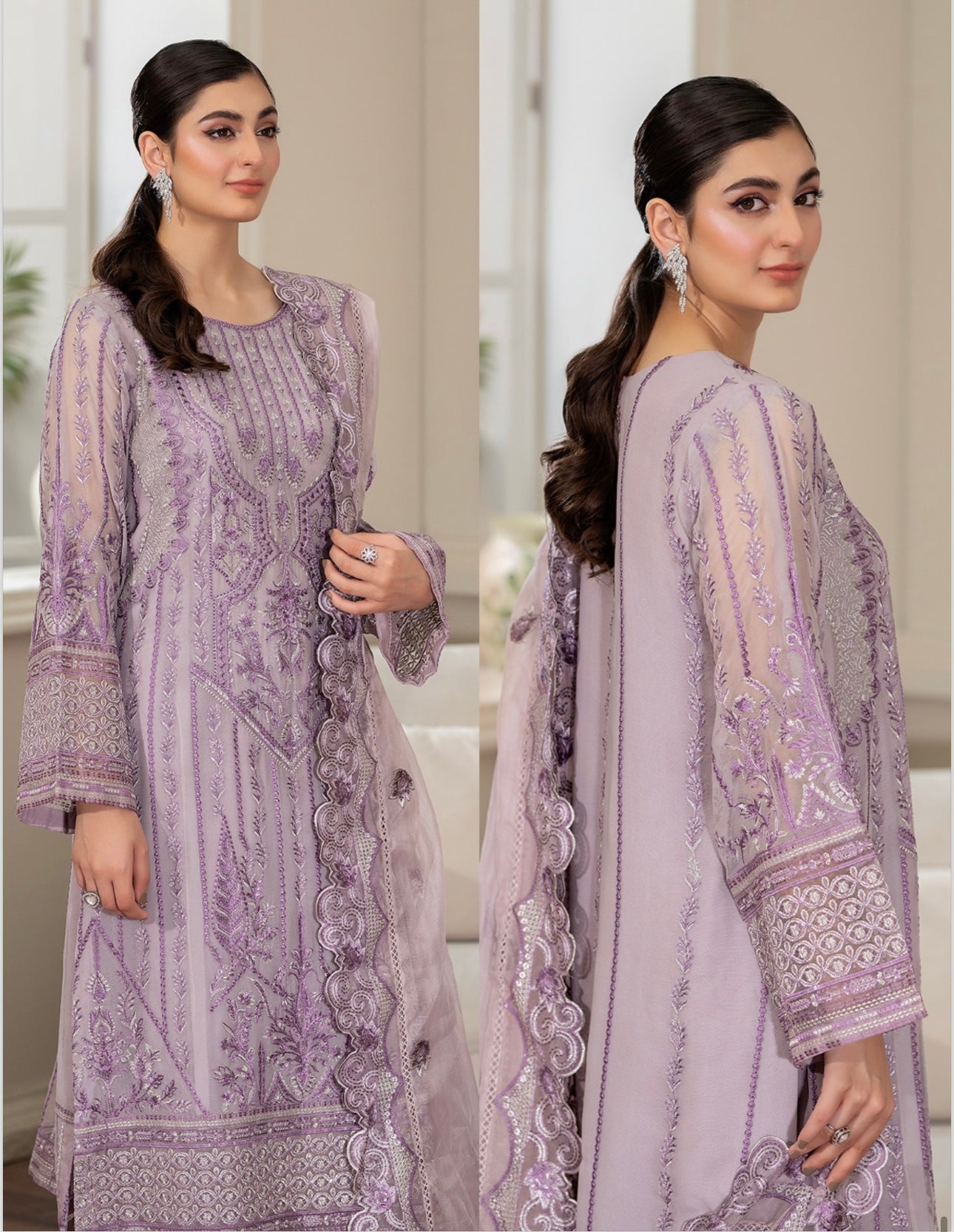 Brit 3 piece luxury chiffon maxi_81042 Pakistani ladies suit B192