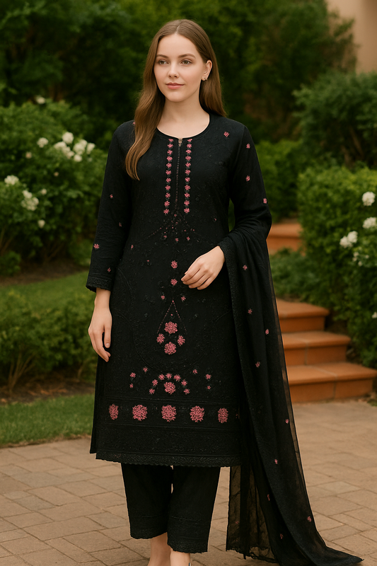 Brit 3 piece luxury chiffon_81042 Pakistani ladies suit  B238