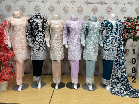 BRIT 3 piece lux lawn_100328 Pakistani ladies suit B168