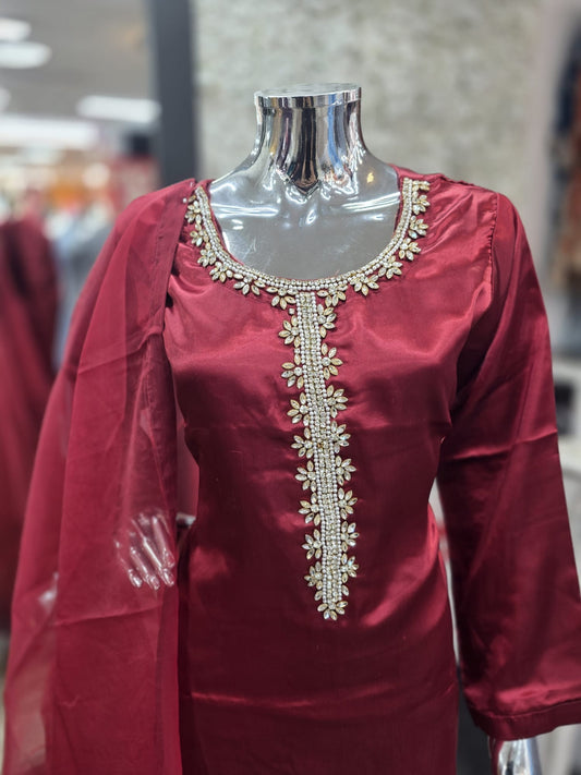 Brit 3 piece luxury silk_81042 Pakistani ladies suit B208