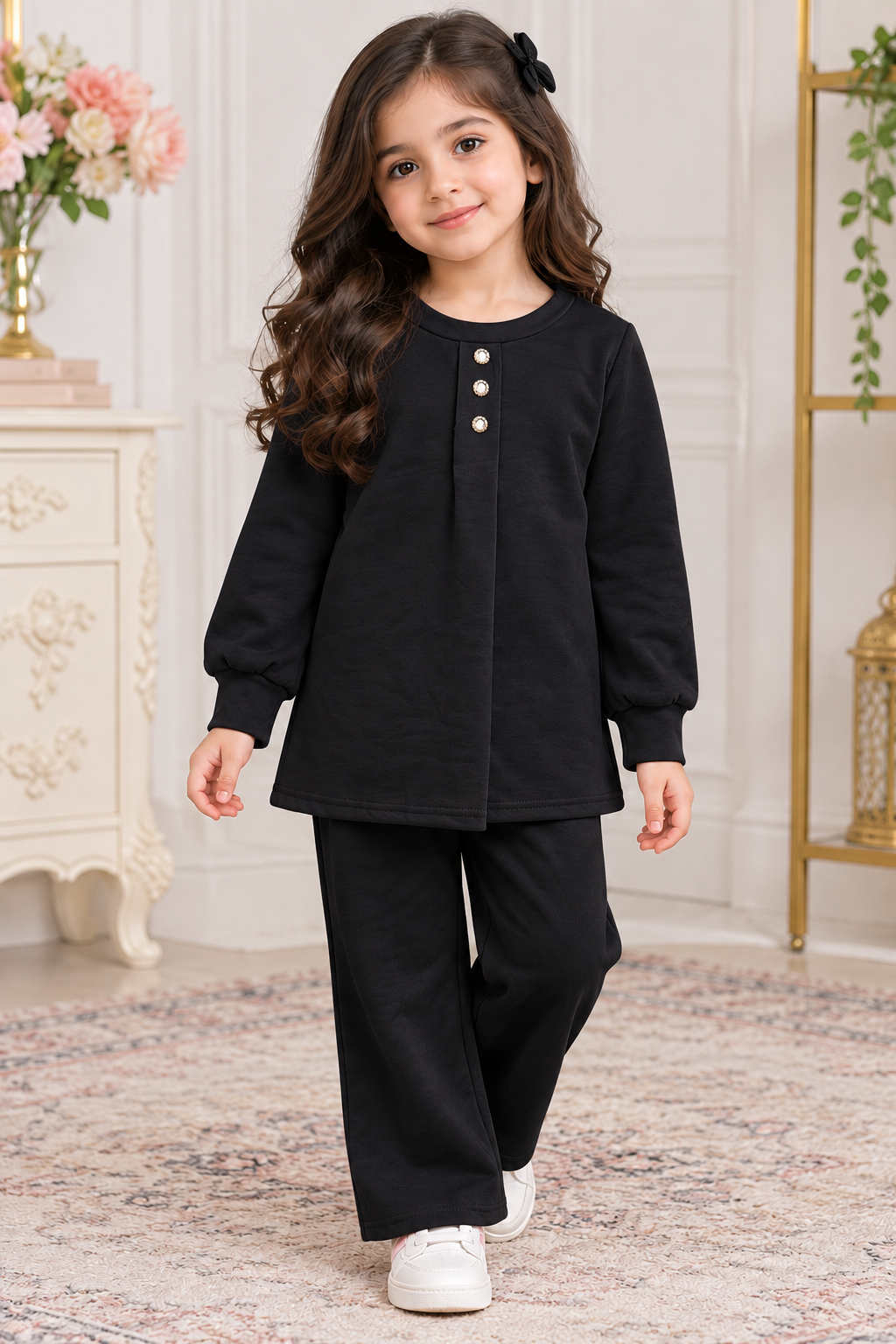 Kids 2 piece modest wear cord winter collection B810