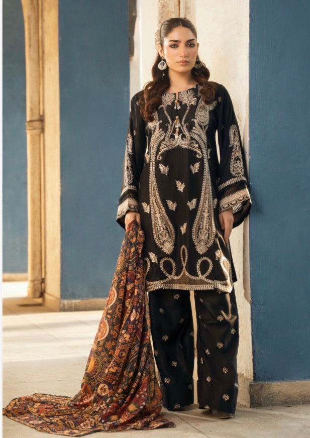 TT 3 piece luxury viscous_81042 Pakistani ladies suit B497