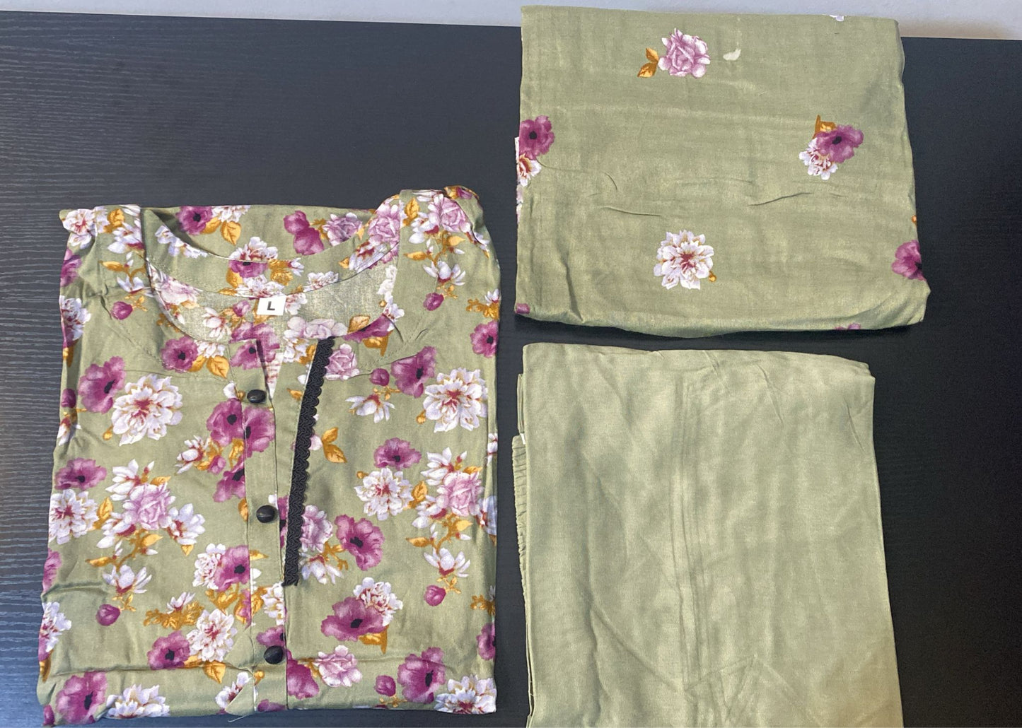 Brit 3 piece Dhanak Pakistani ladies Winter collection suit B398