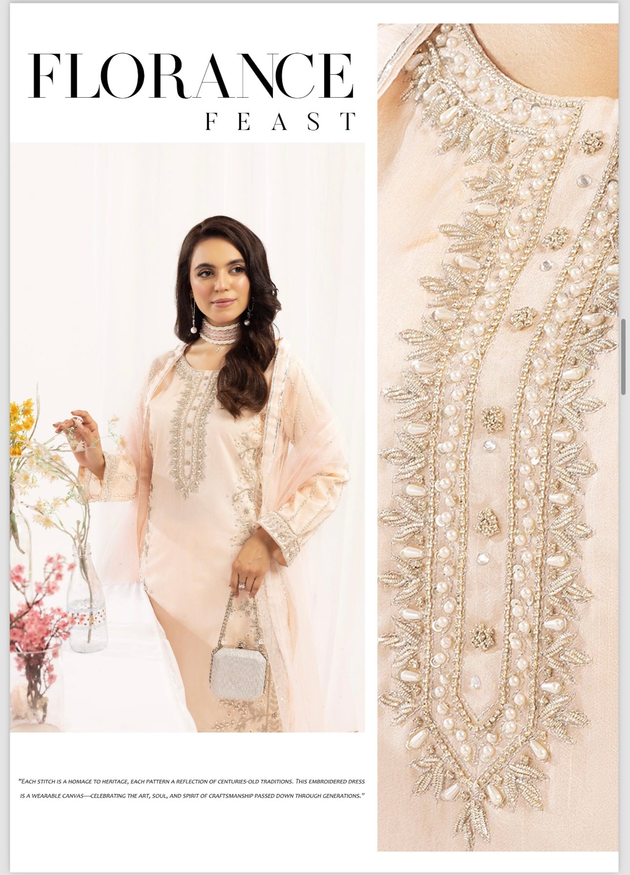 Simrans 3 piece raw silk hand work _321 B221