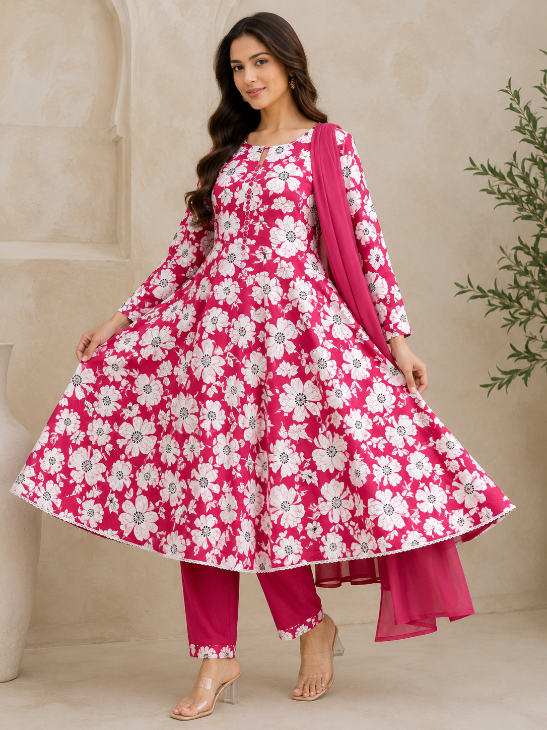 BRIT 3 piece luxury LINEN MAXI ladies dress B661