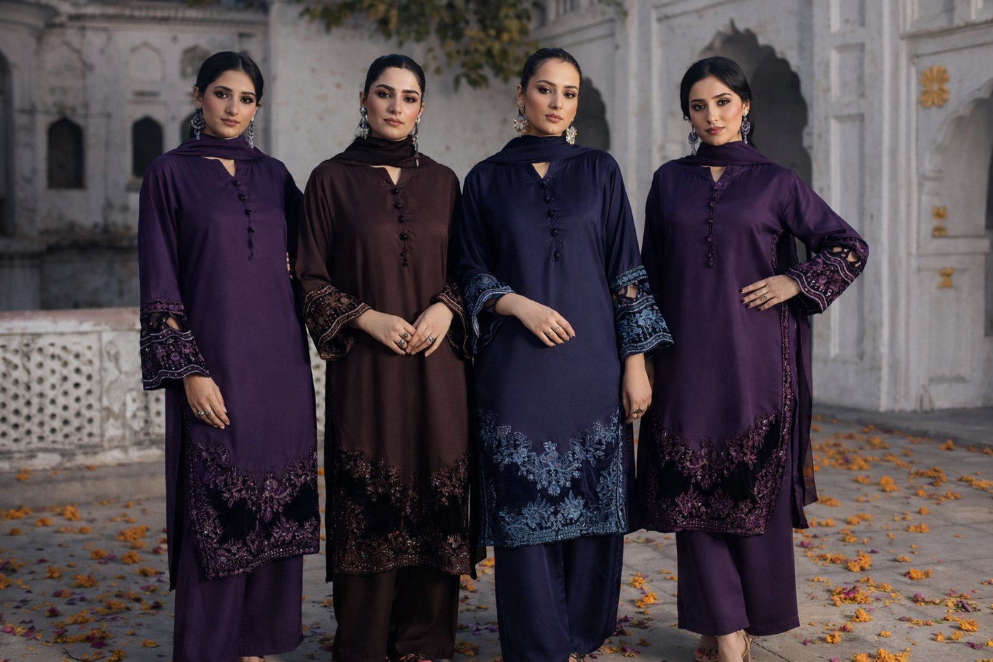 Maria B inspired 3 piece luxury linen _81042 Pakistani ladies suit B515