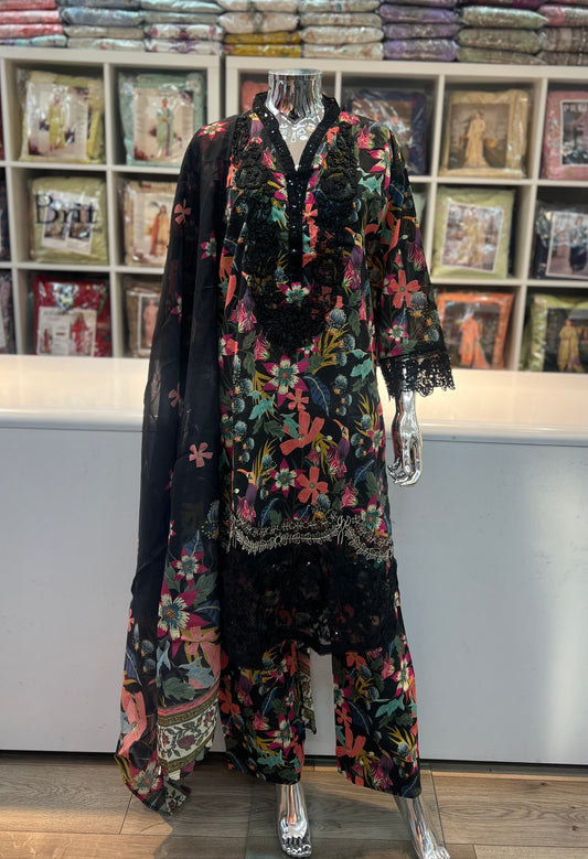 BRIT 3 piece LAWN_100304 ladies suit B158