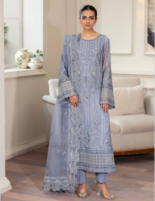 Brit 3 piece luxury chiffon maxi_81042 Pakistani ladies suit B192