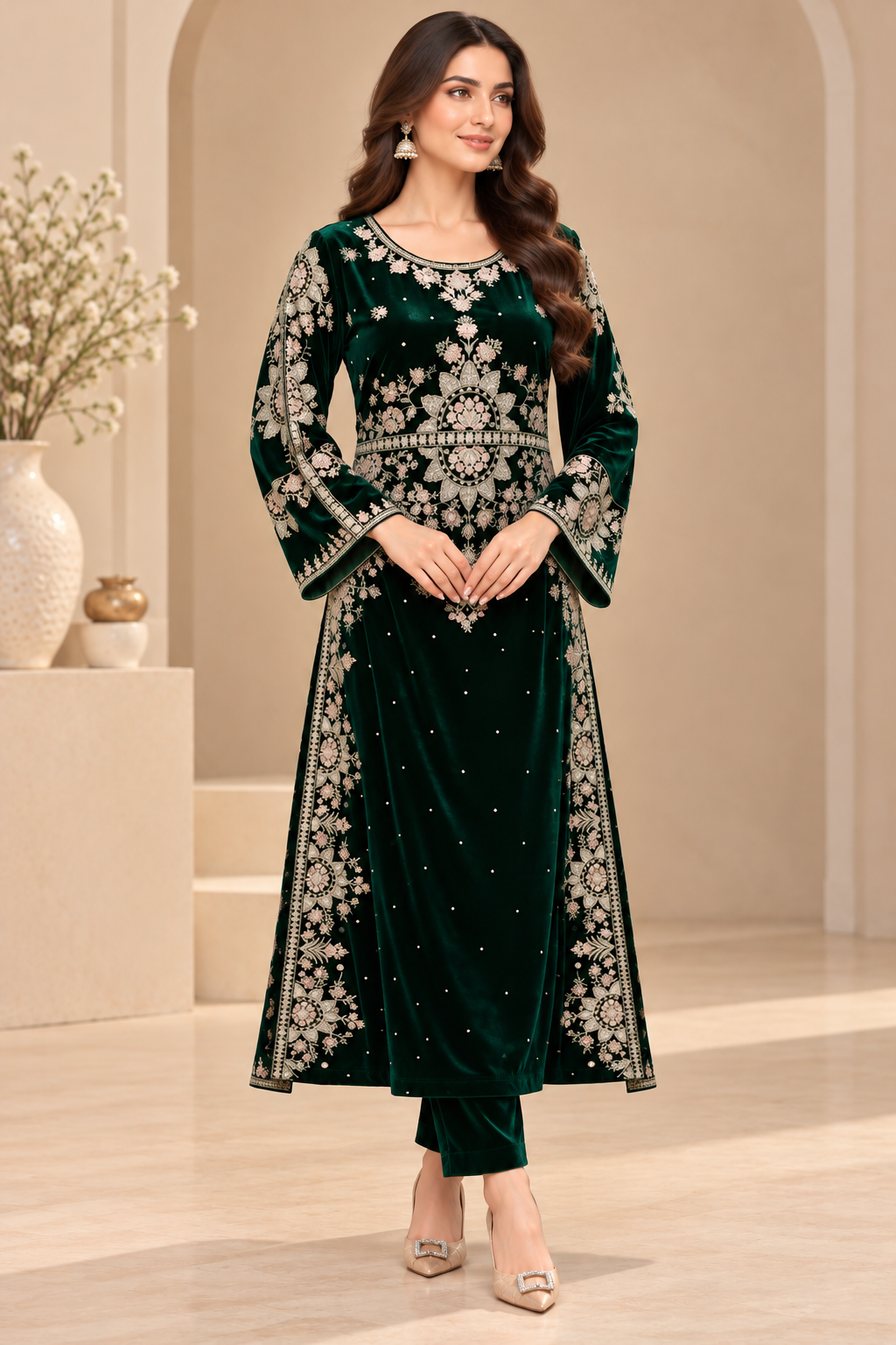 BRIT- GL 2 piece Valvet designer collection  B822