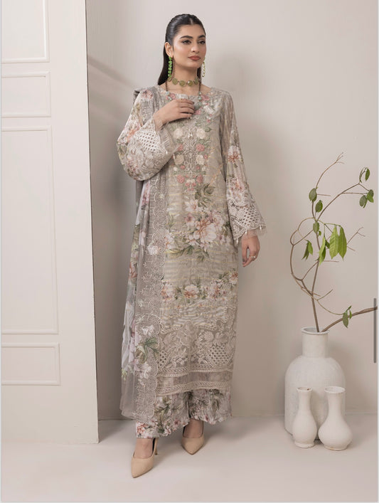 Brit 3 piece Jacquard _100251 ladies suit B145