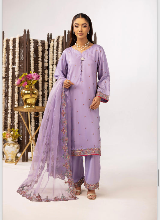 Simrans 3 piece luxury viscose_81042 Pakistani ladies suit B253