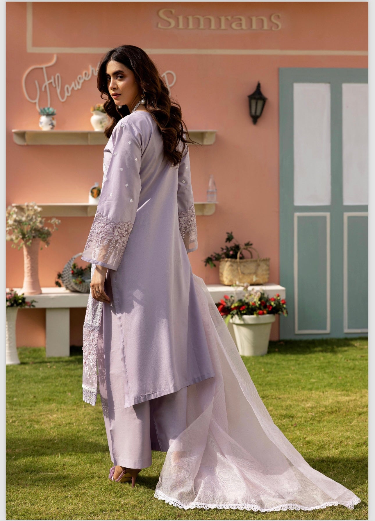 Maria B inspired 3 piece Chicken Kari _100333 Pakistani ladies suit B170