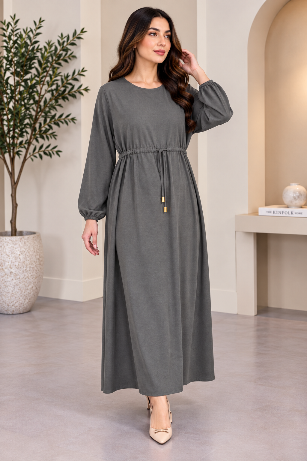 BRIT GL 1 piece modest wear maxi collection  dress B790