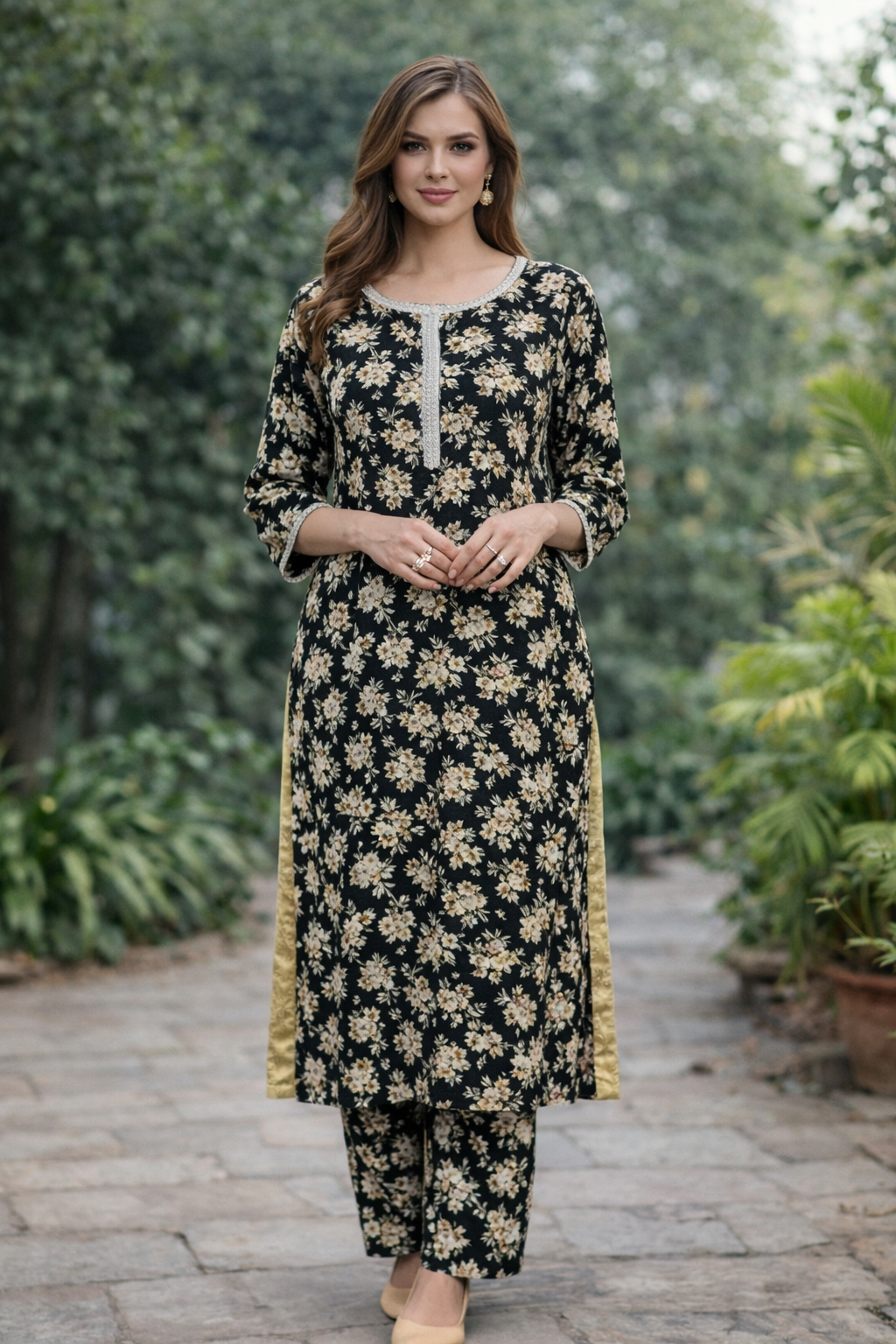 Brit 2 piece Valvet Pakistani ladies Winter collection suit B416